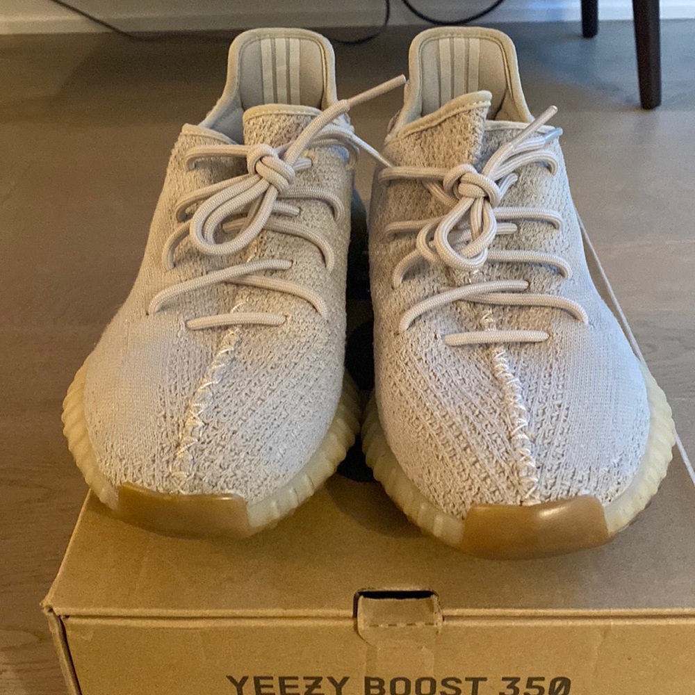 Authentic. Used. Yeezy 350 sesame. Size 10.5.  9.5/10